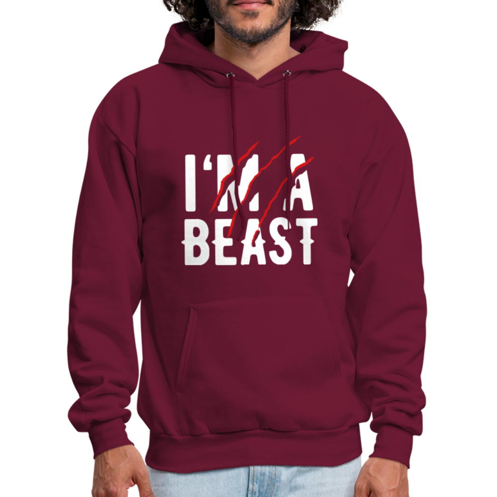 Men's Hoodie - burgundy