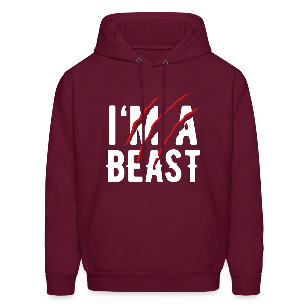 Men's Hoodie - burgundy