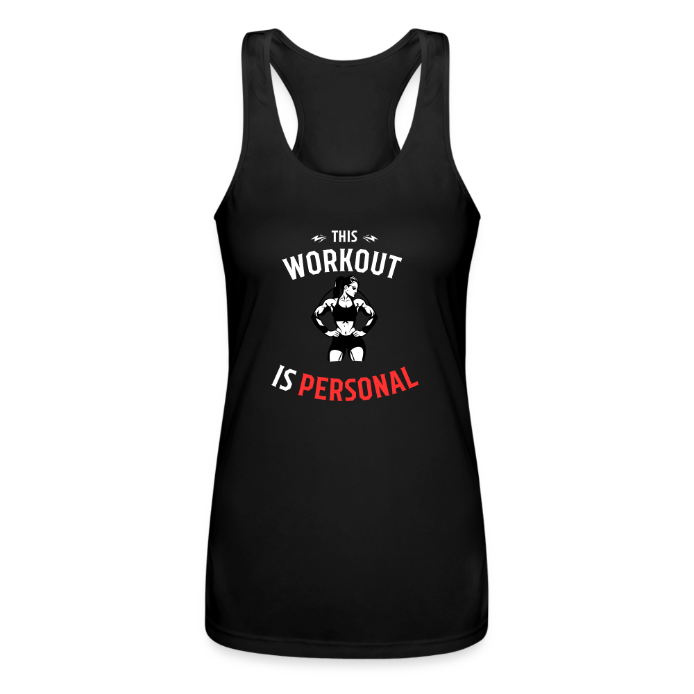 Women’s Performance Racerback Tank Top - black