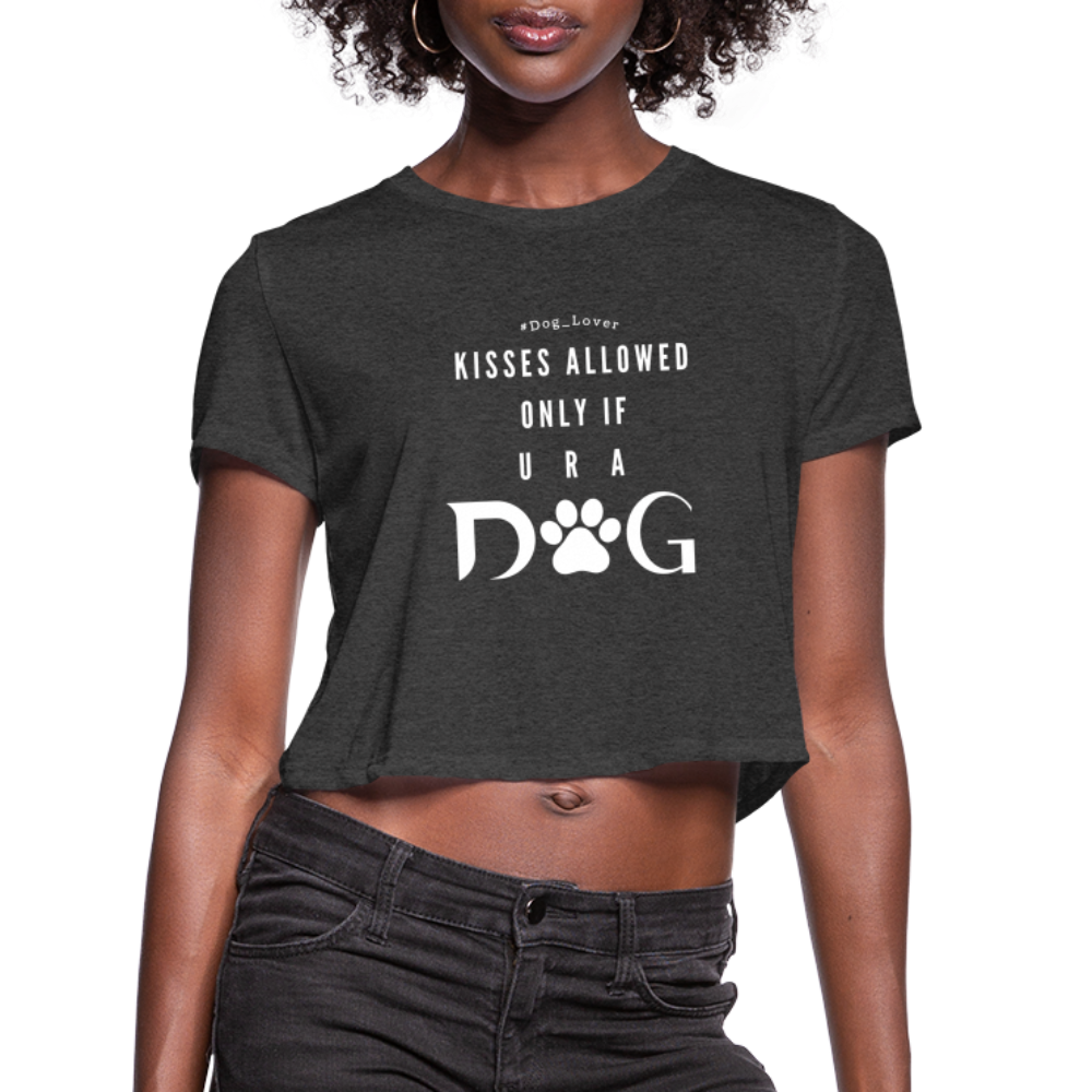 Women's Cropped T-Shirt - deep heather