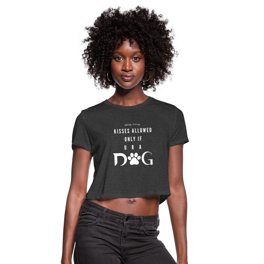 Women's Cropped T-Shirt - deep heather