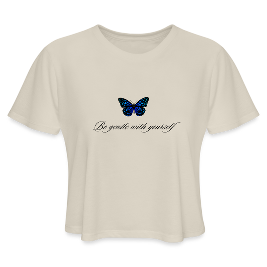 Women's Cropped T-Shirt - dust